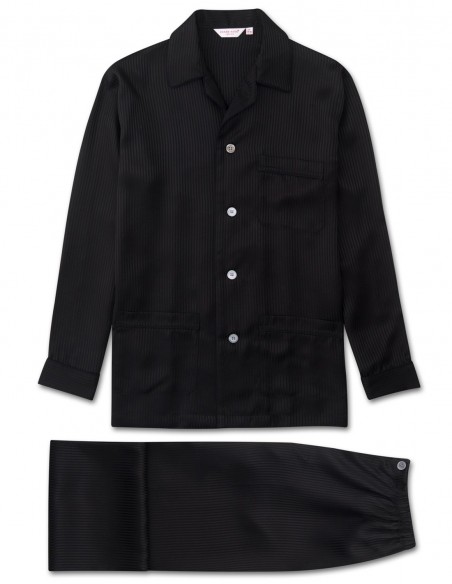 Pyjama en Soie Derek Rose Woburn Jacquard