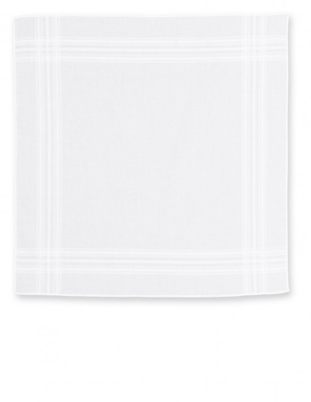 Mouchoirs Jacquard Blanc Derek Rose