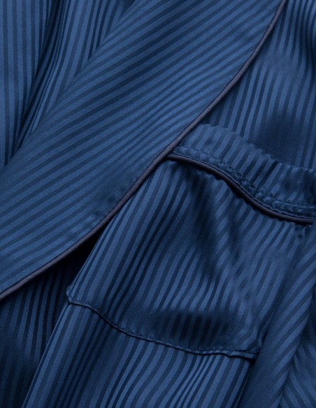 Robe de Chambre en Soie Derek Rose Woburn Jacquard