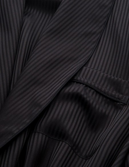 Robe de Chambre en Soie Derek Rose Woburn Jacquard