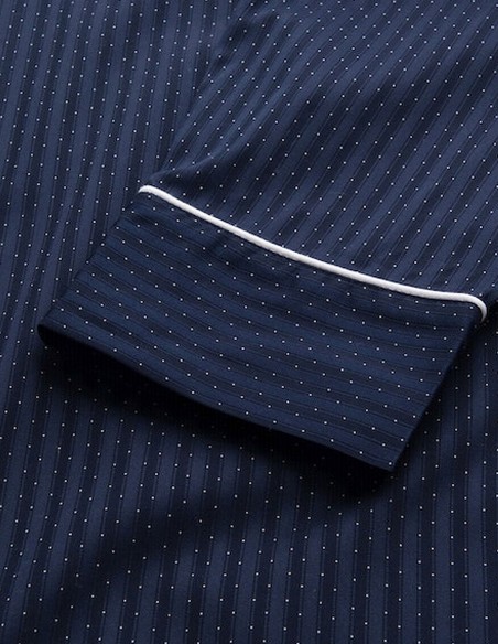 Robe de Chambre en Coton Derek Rose Royal 40