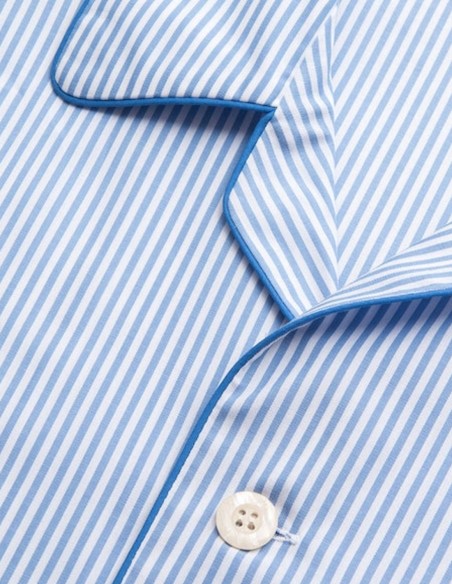 Pyjama Homme Coupe Classique James Cotton Blue Derek Rose