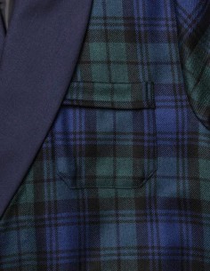 Tartan Smoking Jacket Laine Pure Derek Rose 2