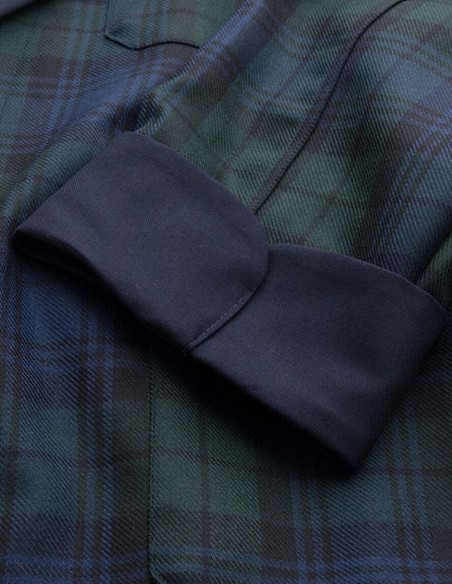 Tartan Smoking Jacket Laine Pure Derek Rose
