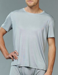 T-Shirt en Soie Homme Kokon Zwo 2