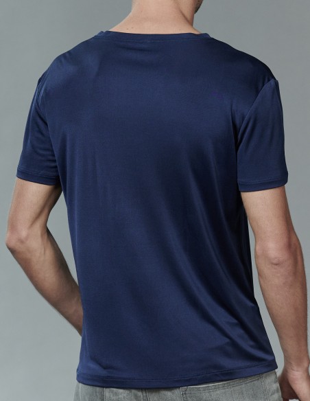 T-Shirt en Soie Homme Kokon Zwo