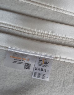 Couverture en Pure Soie avec Bordure en Soie Satinée 2