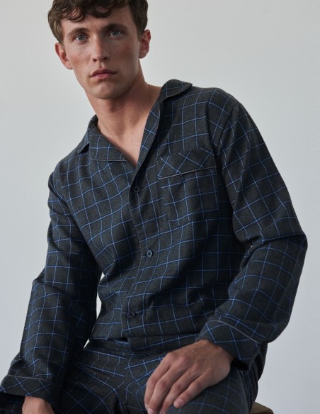 Pyjama Homme Flanelle Oslo Ambassador 1867
