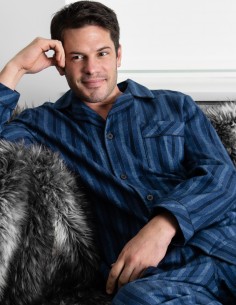 Pyjama Flanelle Homme Copenhagen Blues Ambassador 1867 2